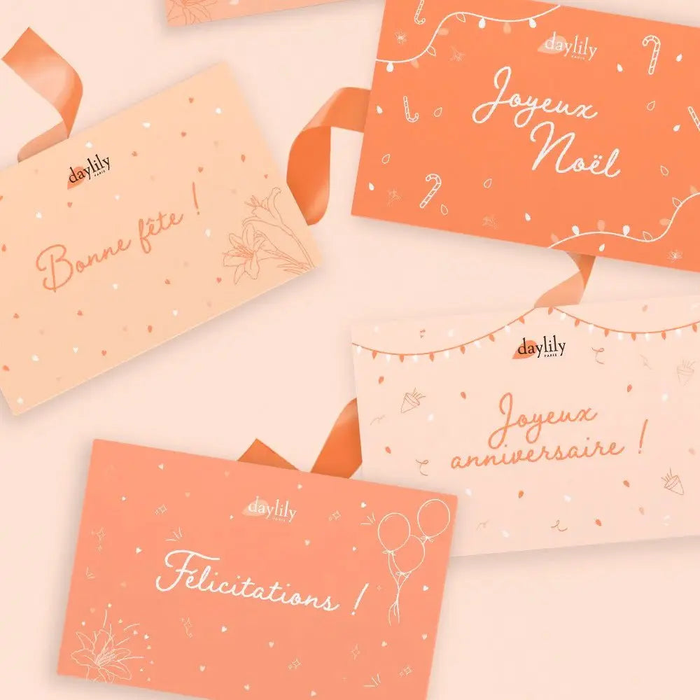 E - cartes cadeaux - Daylily Paris