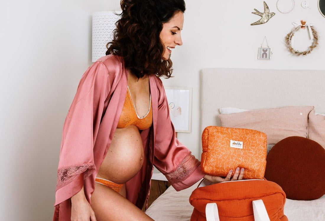 Se préparer pour le jour J : la valise de maternité - Daylily Paris