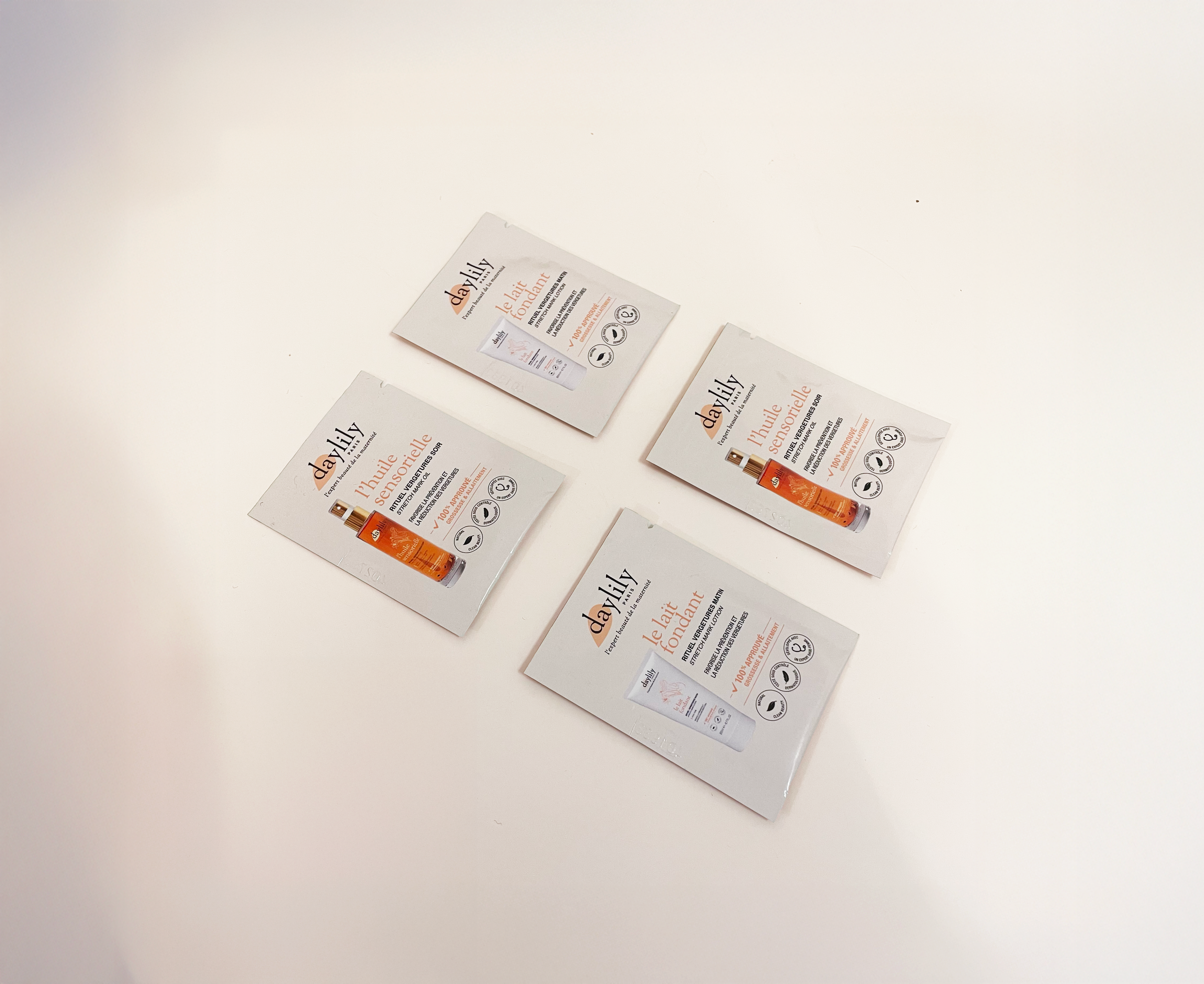 Lot de 4 échantillons